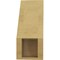 Ekena Millwork 5-inch W x 8-inch D x 12-inch H Stanfield Rough Cedar Woodgrain TimberThane Knee Brace, Primed BRCUR05X08X12STARCPR - alternate 3